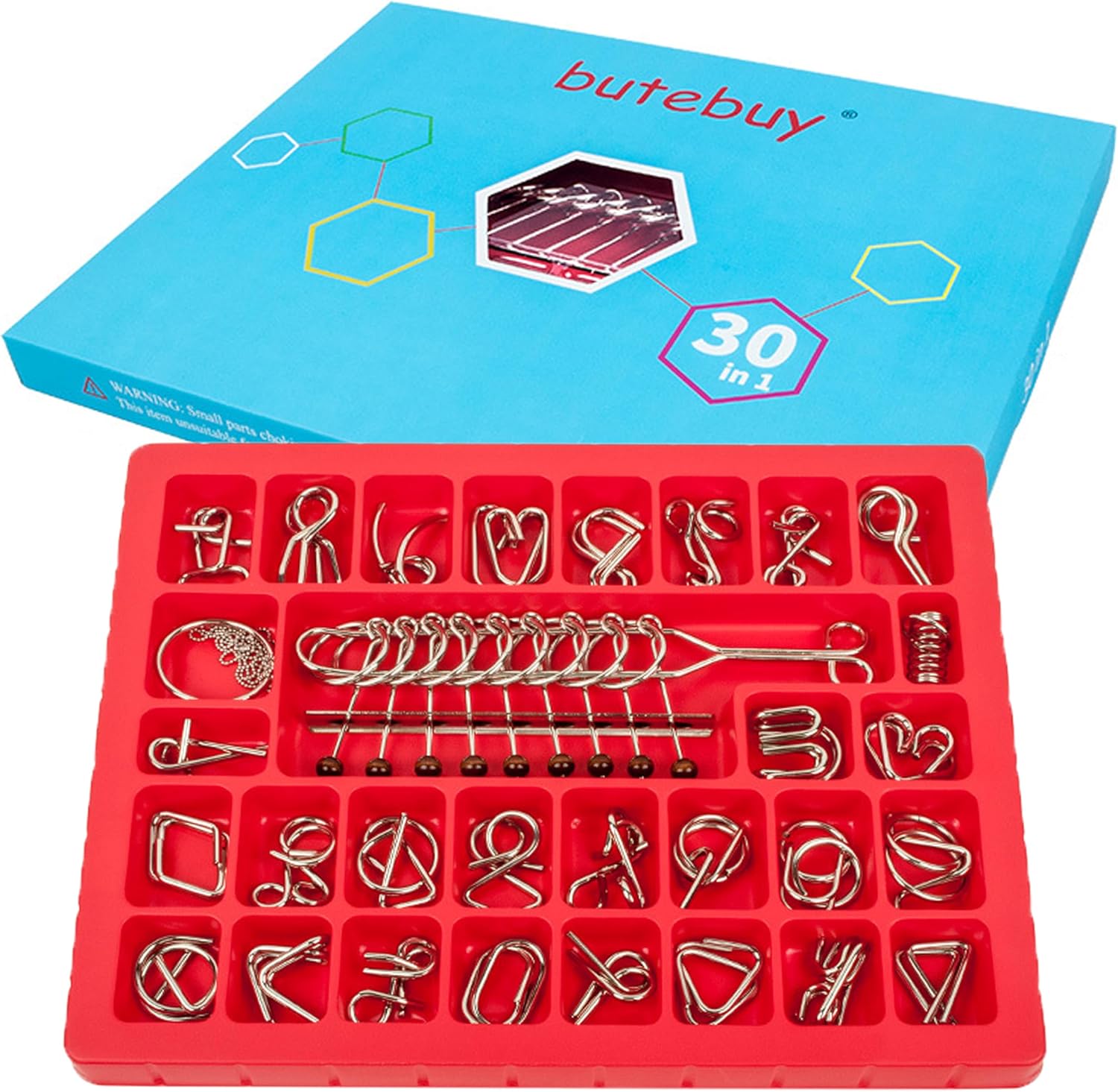 akindou｜知恵の輪 30種類セット 脳トレ