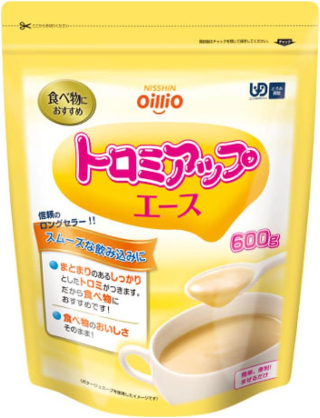 日清オイリオ｜??ロミアップ エース 600g とろみ剤 介護 まとまりやすい
